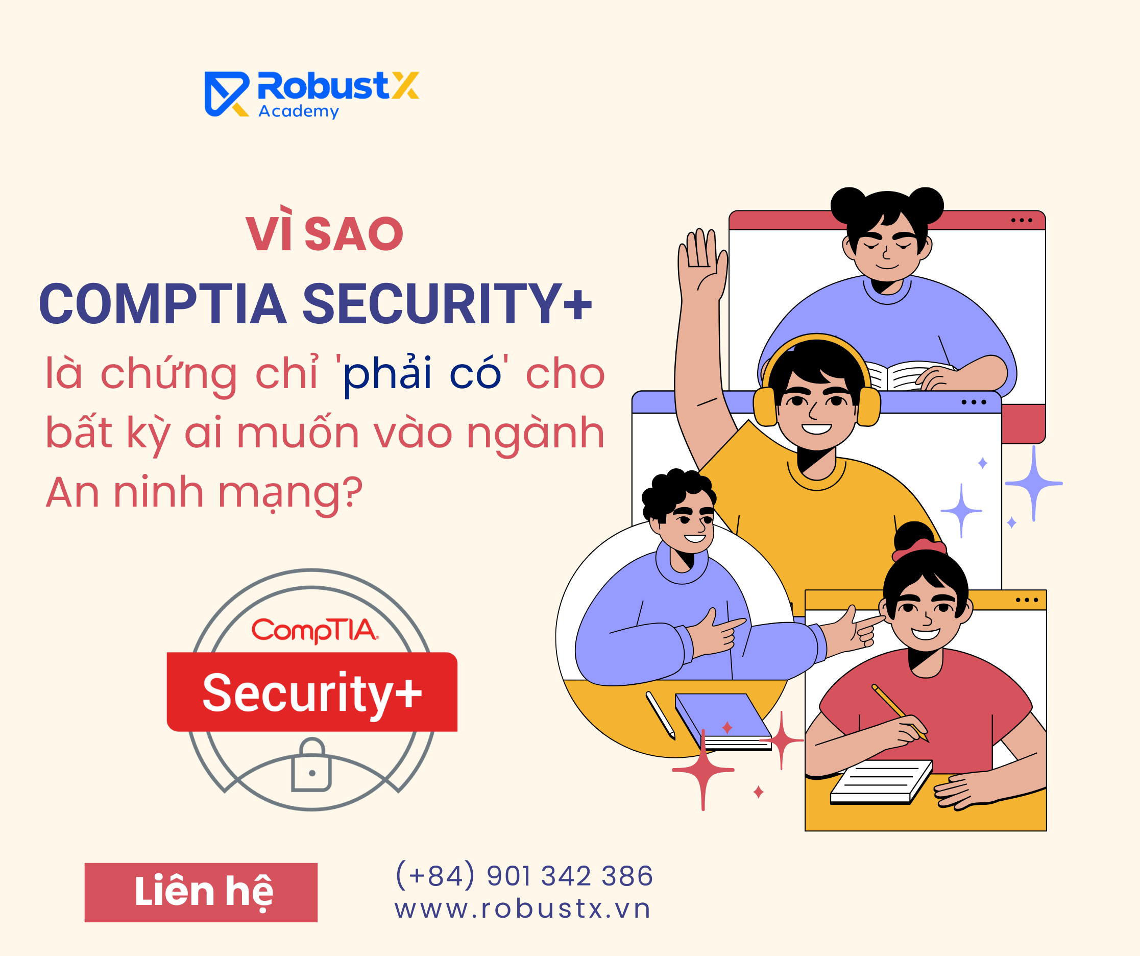 Vì sao CompTIA Security+ là chứng chỉ ‘phải có’ cho bất kỳ ai muốn vào ngành An ninh mạng