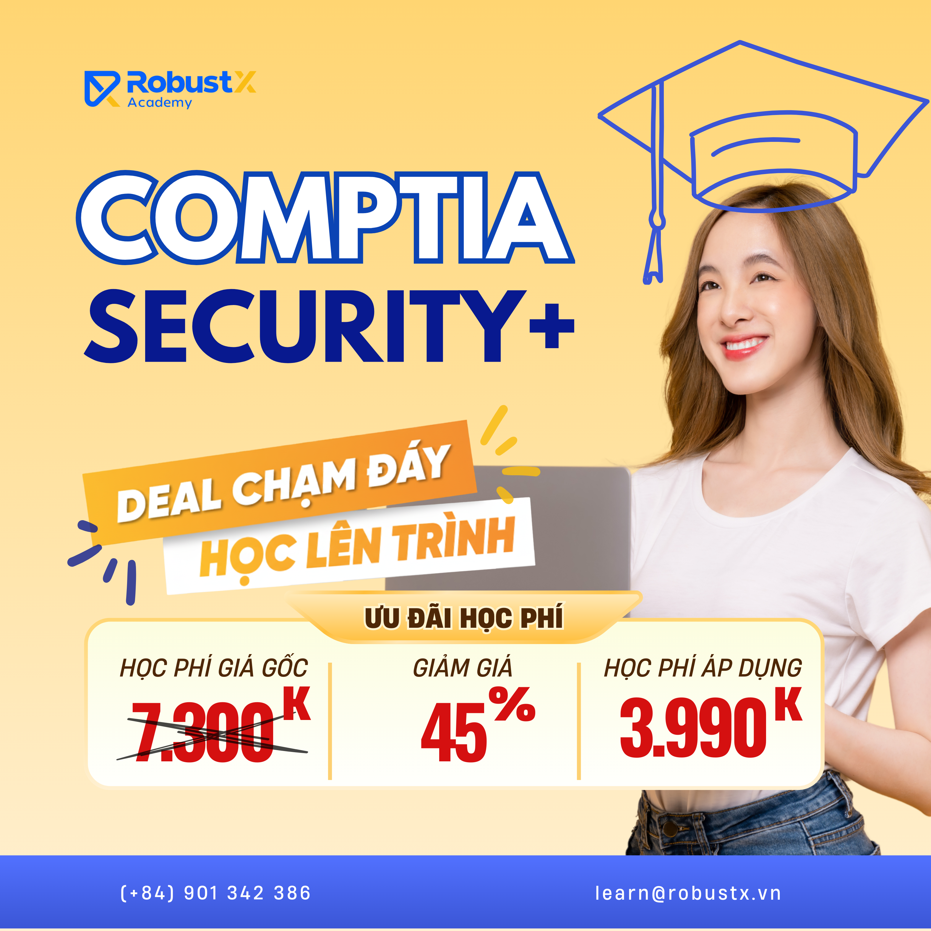 CompTIA Security+ – Bước đệm vững chắc để sinh viên IT chạm đến nghề An ninh mạng chuyên nghiệp